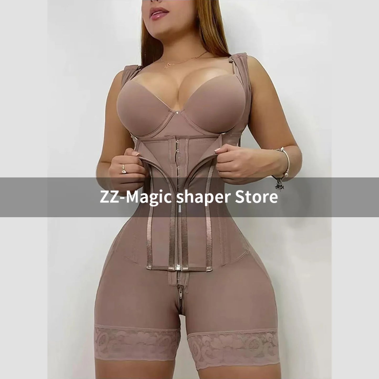 Fajas Colombianas Postpartum Girdles for Women Double Compression Shapewear Full Body Slimming Waist Trainer Flat Belly Corset