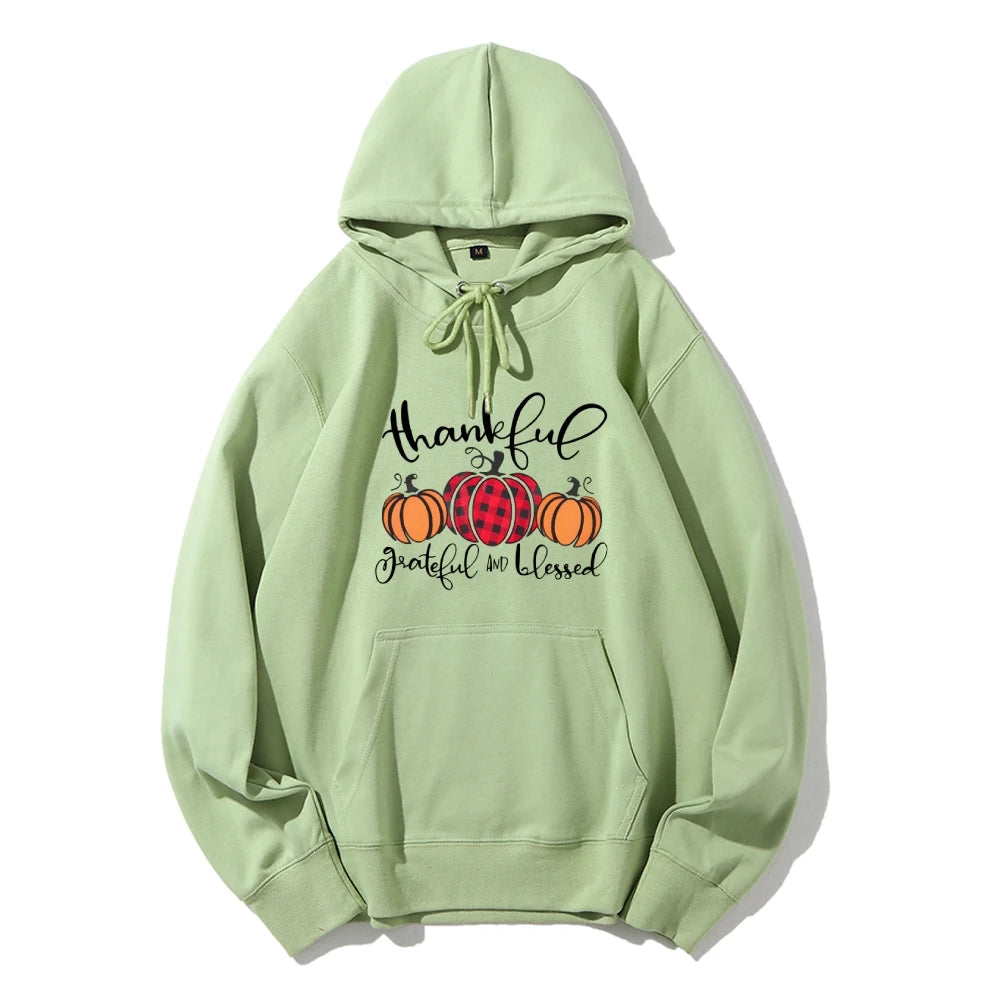 Halloween Pumpkin Graphic Hoodie Casual Drawstring Design Thermal Top Long Sleeve Multi Pocket Sweatshirt Fashion Sweater Autumn