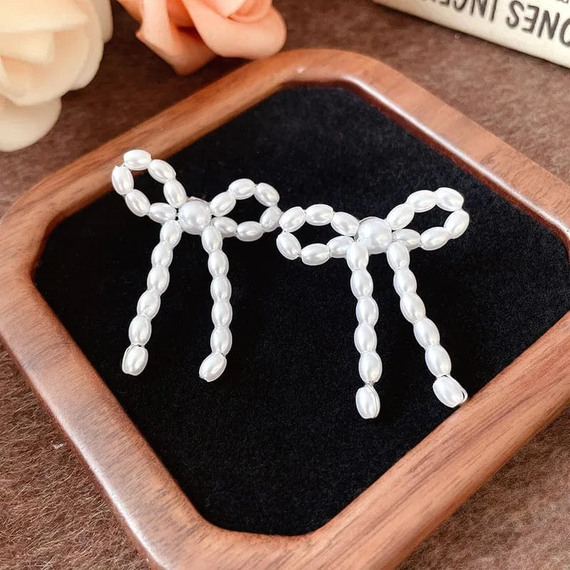 Butterfly Pearl Earrings Fashion Luxury Jewelry Wholesale