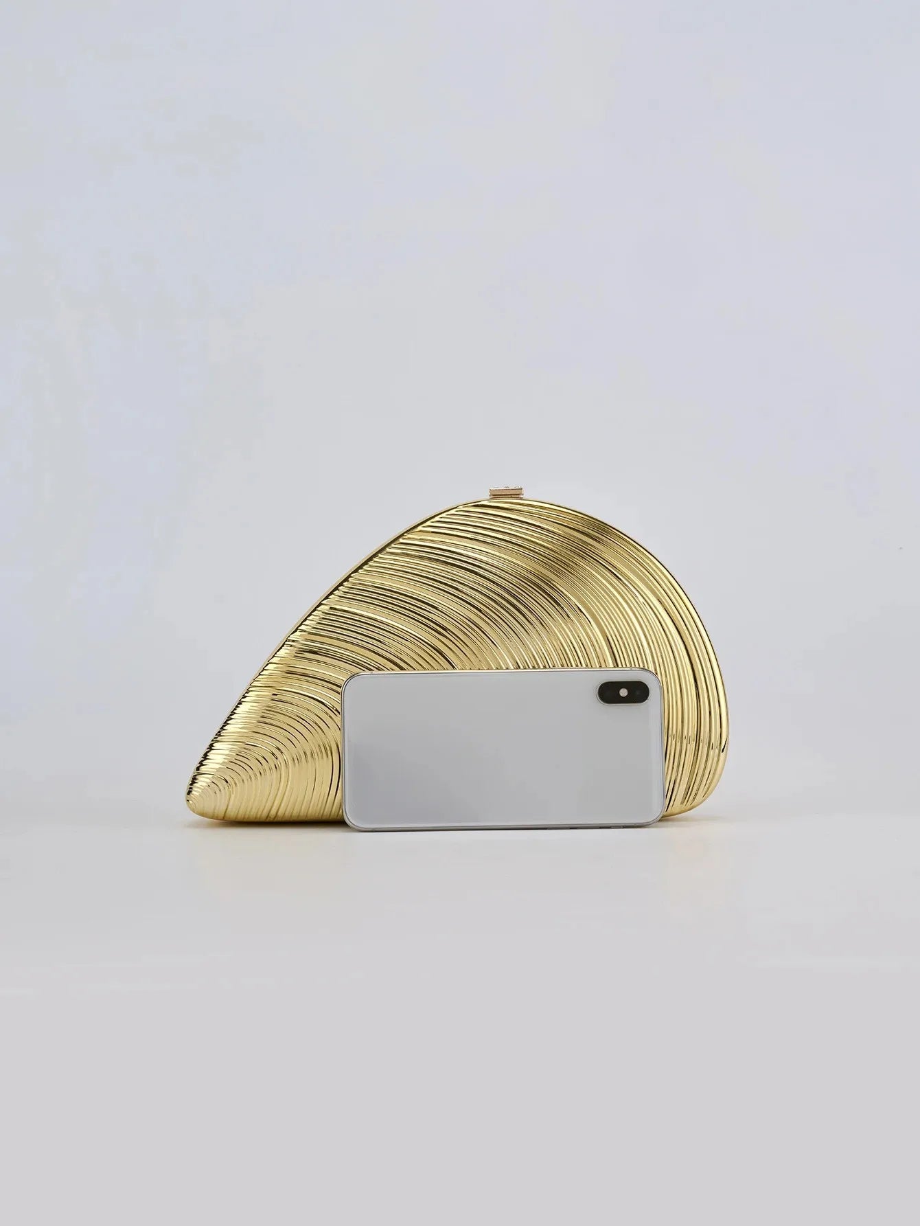 Retro Golden Silver Metal Large Shell Acrylic Bag New Banquet Party Hand All-Inclusive Women's Shoulder Crossbody Evening Bags