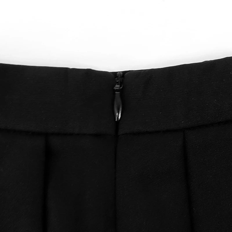 Sexy Sweet Mini Skirt Women Summer New Streetwear Fashion Black Pleated Skirt Solid Casual Club Elegant Party Short Skirt Lady