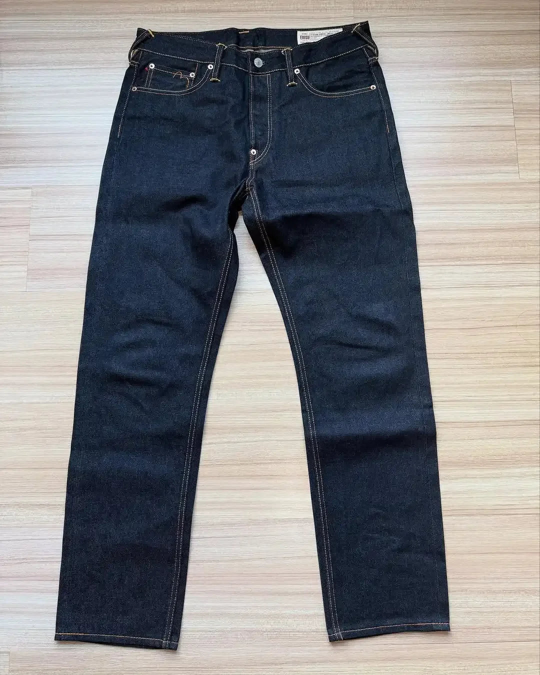 Retro Design Y2K Unique Letters and Lines Illusion Creative Brand Color Print Classic Jeans Men Straight Versatile Street Pants