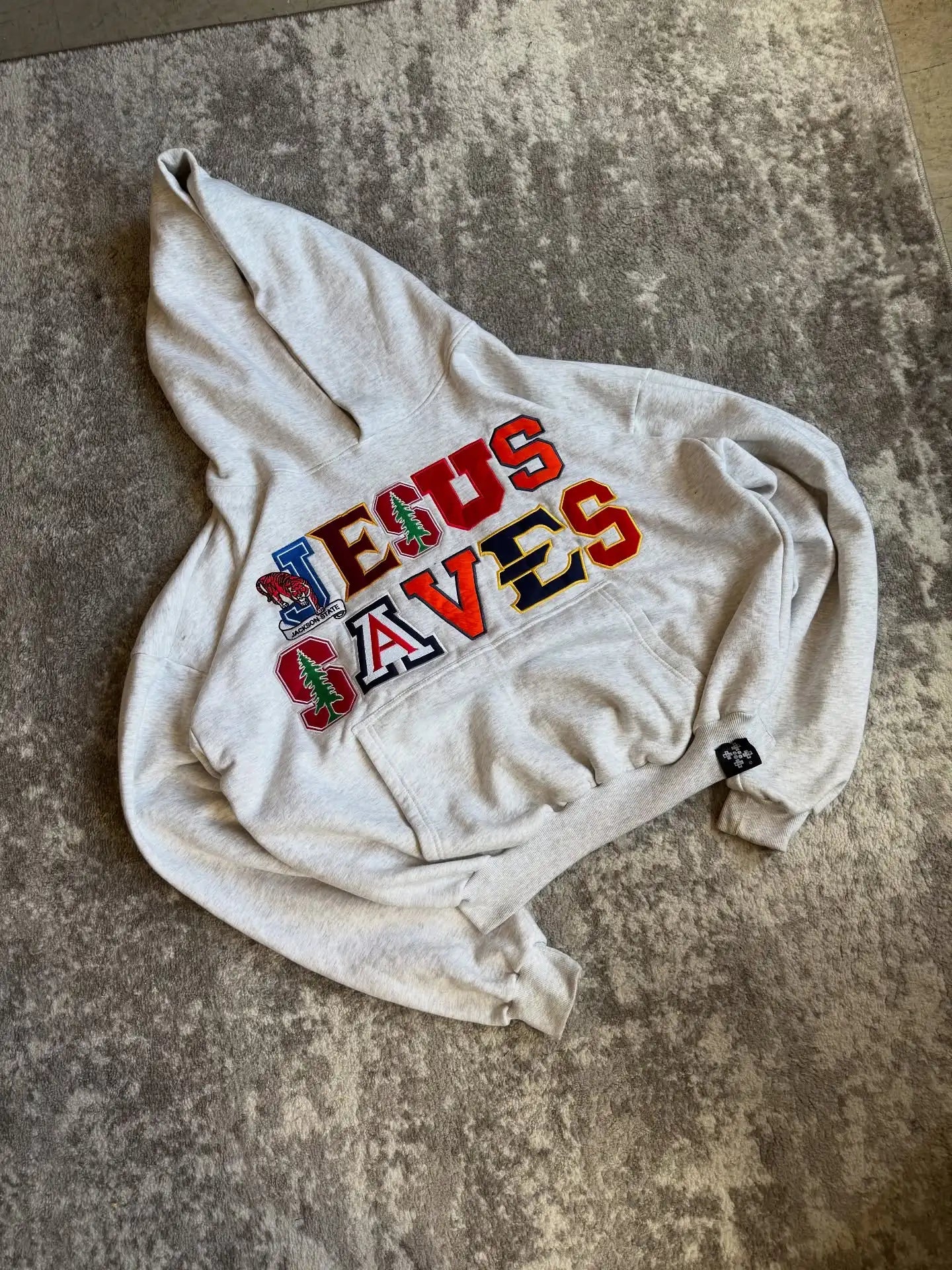 Y2K Retro Letter Embroidery Hoodies for Men and Women Oversized Christmas Streetwear Hooded Pullover Long Sleeves Sweatshirt