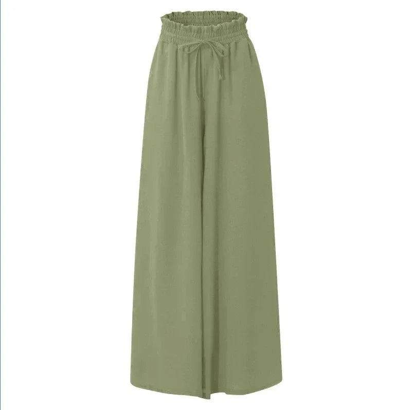 Fashionable Loose Casual Wide Leg Pants Women's Spring Summer Independent Station Long Trousers Comfortable Female Clothing