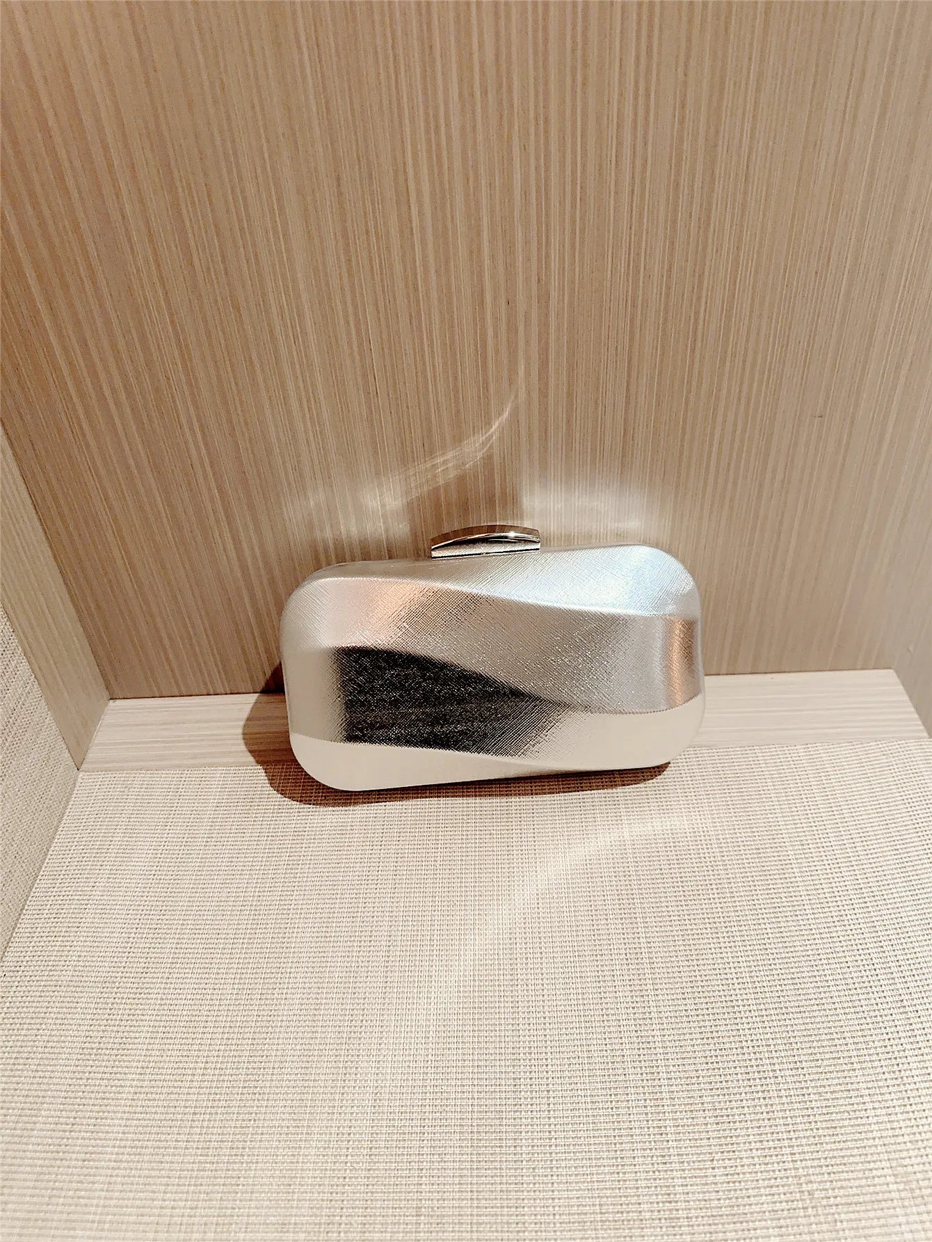 High-End Textured Square Box-Shaped Evening Bag Clutch Bag Chain Bag Banquet Bag Cheongsam Bag Evening Dress Bag Wedding Bag
