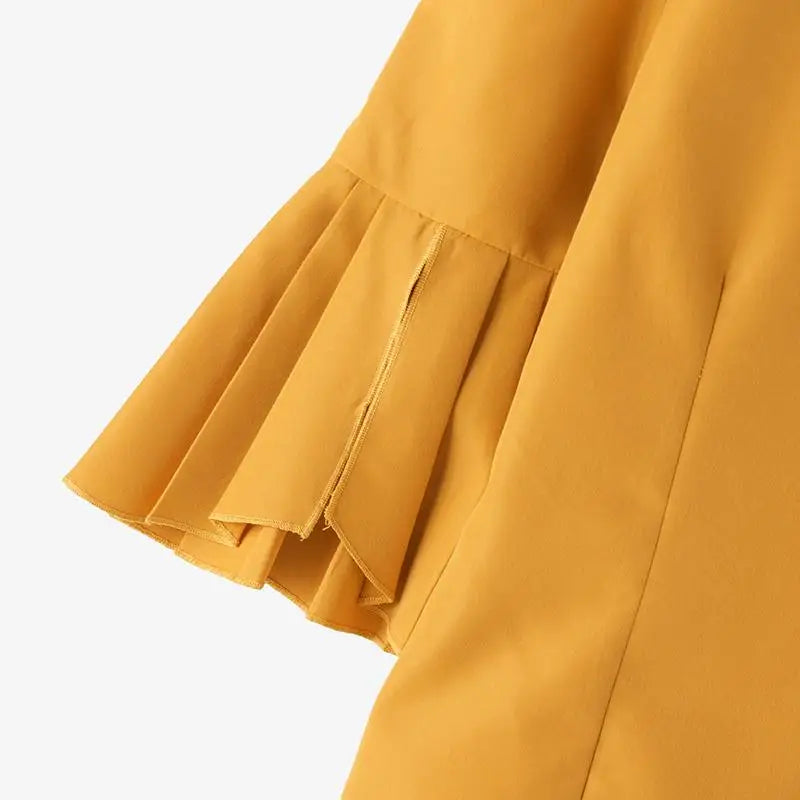 ZANZEA Women Elegant Party Blouse Summer Puff 3/4 Sleeve Tops Shirt 2024 Fashion Solid Boat Neck Tunic Korean Office Lady Blusas