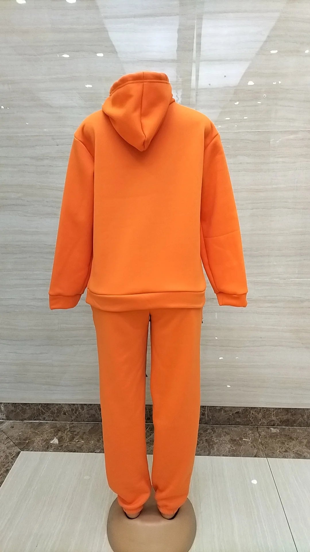 Pants Set Women Two Piece Sets Hooded Matching Sets Sweatshirts Long Pants High Waist Denim Splice Y2k Casual Jogger 2025