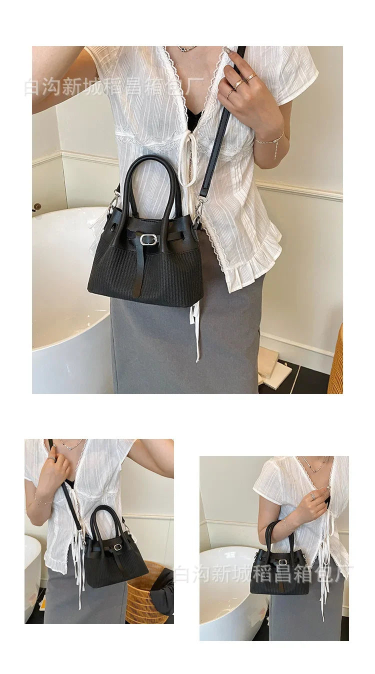 2025 Exclusive Summer Mini Bucket Bag Women, Premium Underarm Shoulder Purse Luxury Chic Crossbody Bag Small Aesthetic