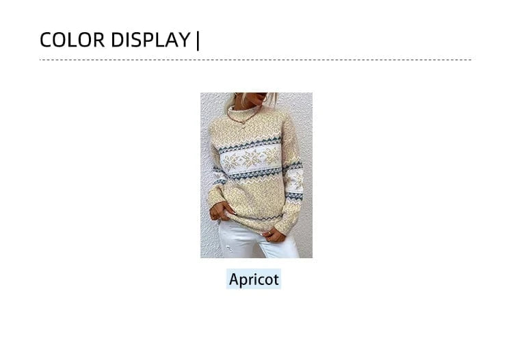 Women's plus Size High Collar Pullover Sweater Printed Casual Shirt Half-Length Collar Best for Autumn Winter 2024