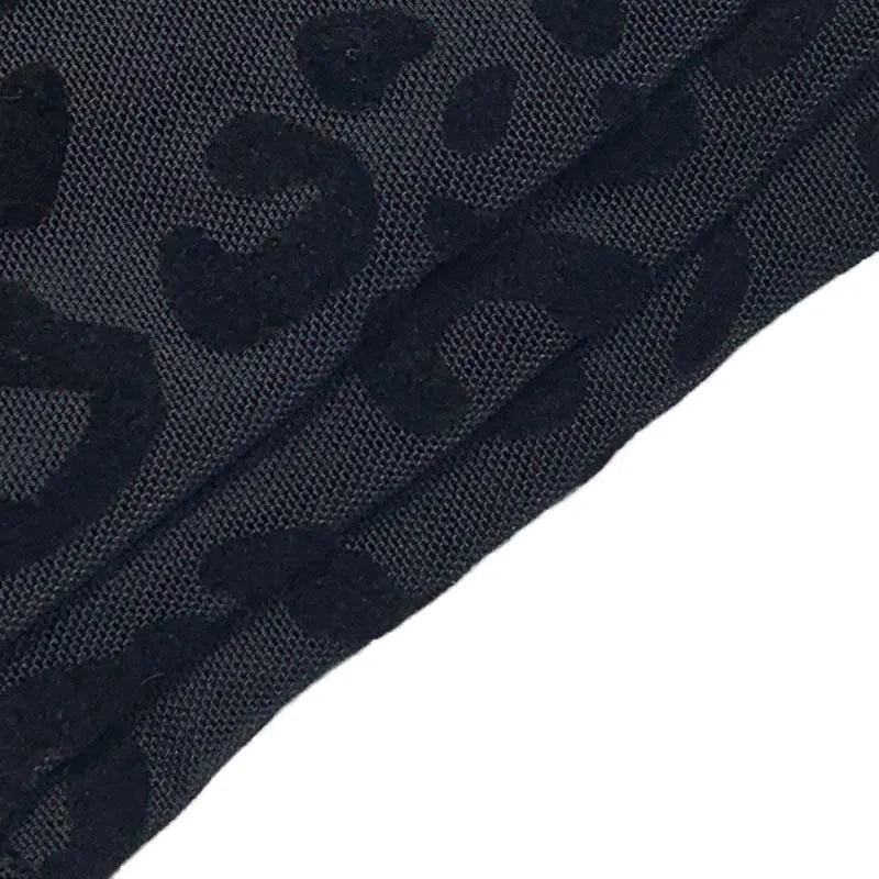 Slim Fit Sheer Leopard Mesh Full Length Jumpsuit for Women