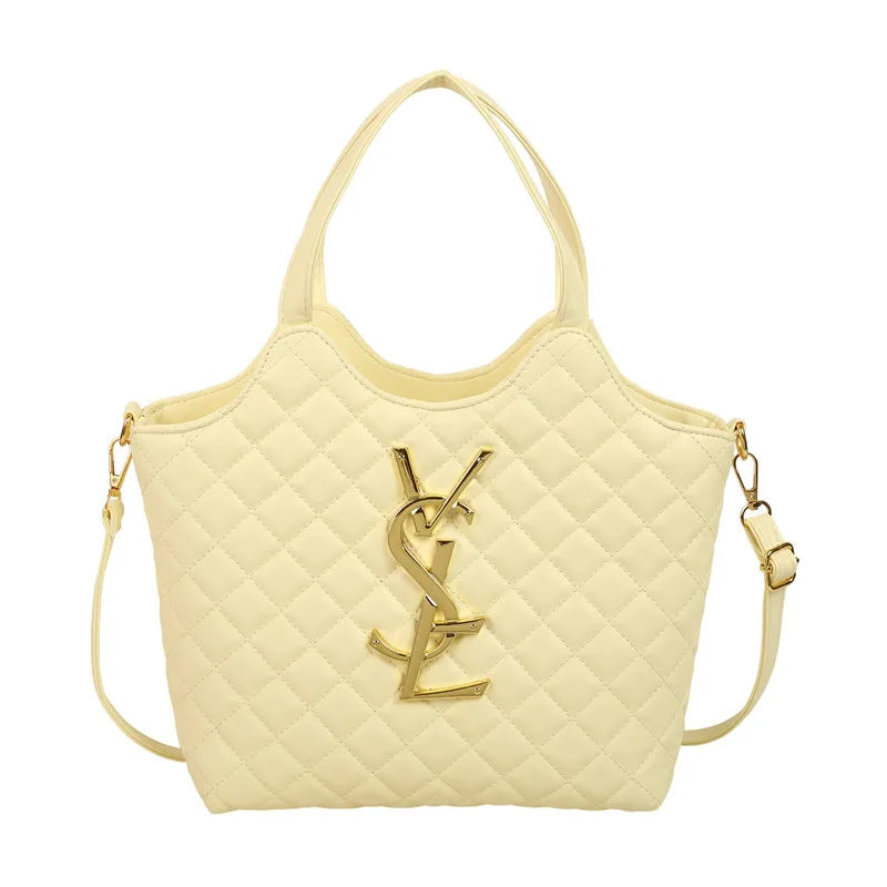 2025 Spring New Style Large Women's Bags, Letter-patterned Large-capacity Tote Bags, Underarm Bags, Fashionable and Versatile