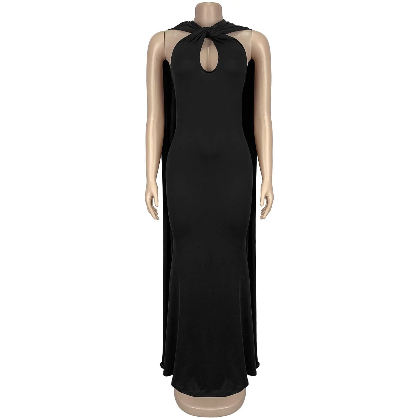 Elegant Satin Ribbon Party Long Dress Women Black Off Shoulder Sleeveless Slim Female Dresses 2025 Summer Lady Evening Robe New