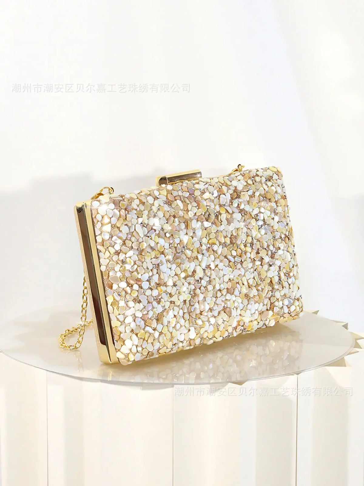 Irregular Shiny Diamond Luxury Crossbody Bag for Women