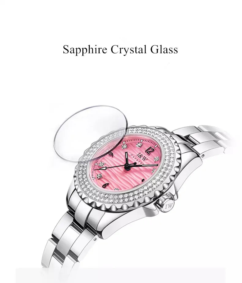 CARNIVAL Woman Fashion Quartz Wristwatches Ladies Brand Luxury Rose Gold Silver Watches Waterproof for Women Relojes De Mujer