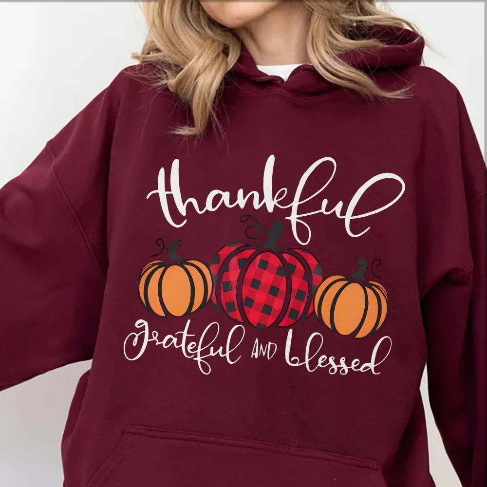 Halloween Pumpkin Graphic Hoodie Casual Drawstring Design Thermal Top Long Sleeve Multi Pocket Sweatshirt Fashion Sweater Autumn