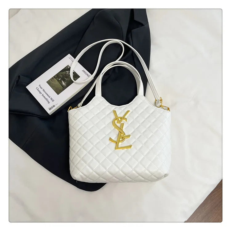 2025 Spring New Style Large Women's Bags, Letter-patterned Large-capacity Tote Bags, Underarm Bags, Fashionable and Versatile