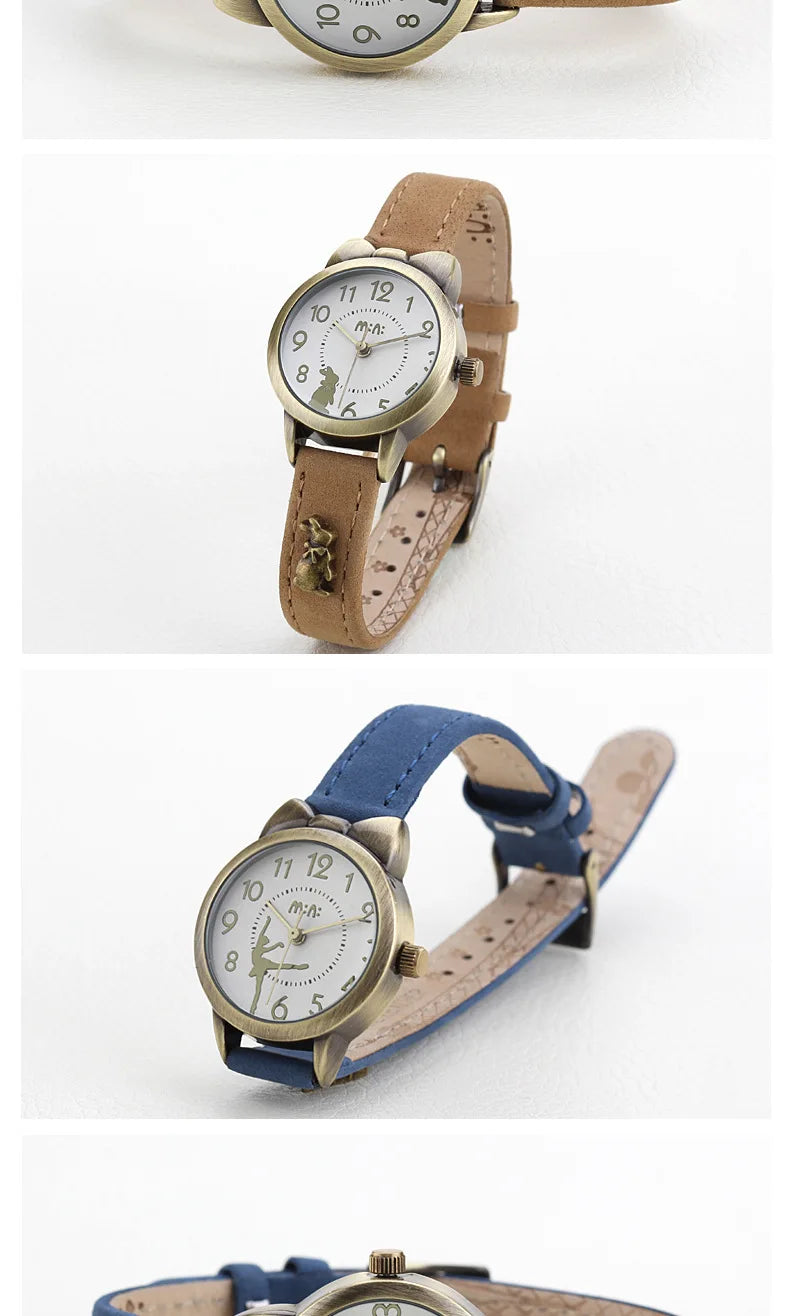 Montre M:N: Brand Fashion Watch Ladies Luxury Hand-made 3D Cat Girl Gift Quartz Wristwatch Waterproof for Women 2025 Reloj Mujer