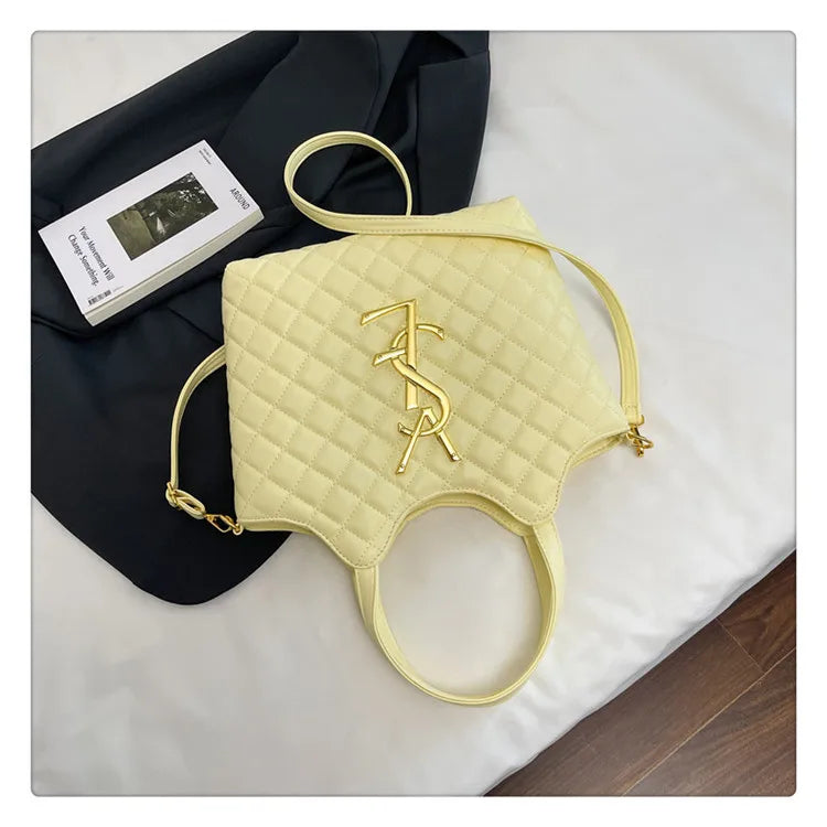 2025 Spring New Style Large Women's Bags, Letter-patterned Large-capacity Tote Bags, Underarm Bags, Fashionable and Versatile