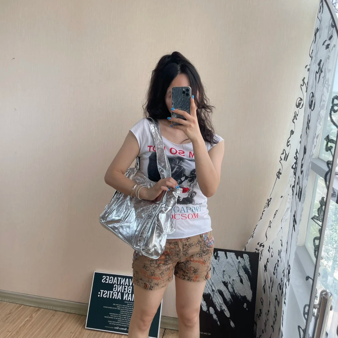 Original Designer Brand Retro Spice Special Metal Large Capacity Shoulder Handbag Crossbody Motorcycle Tote Bags for Women