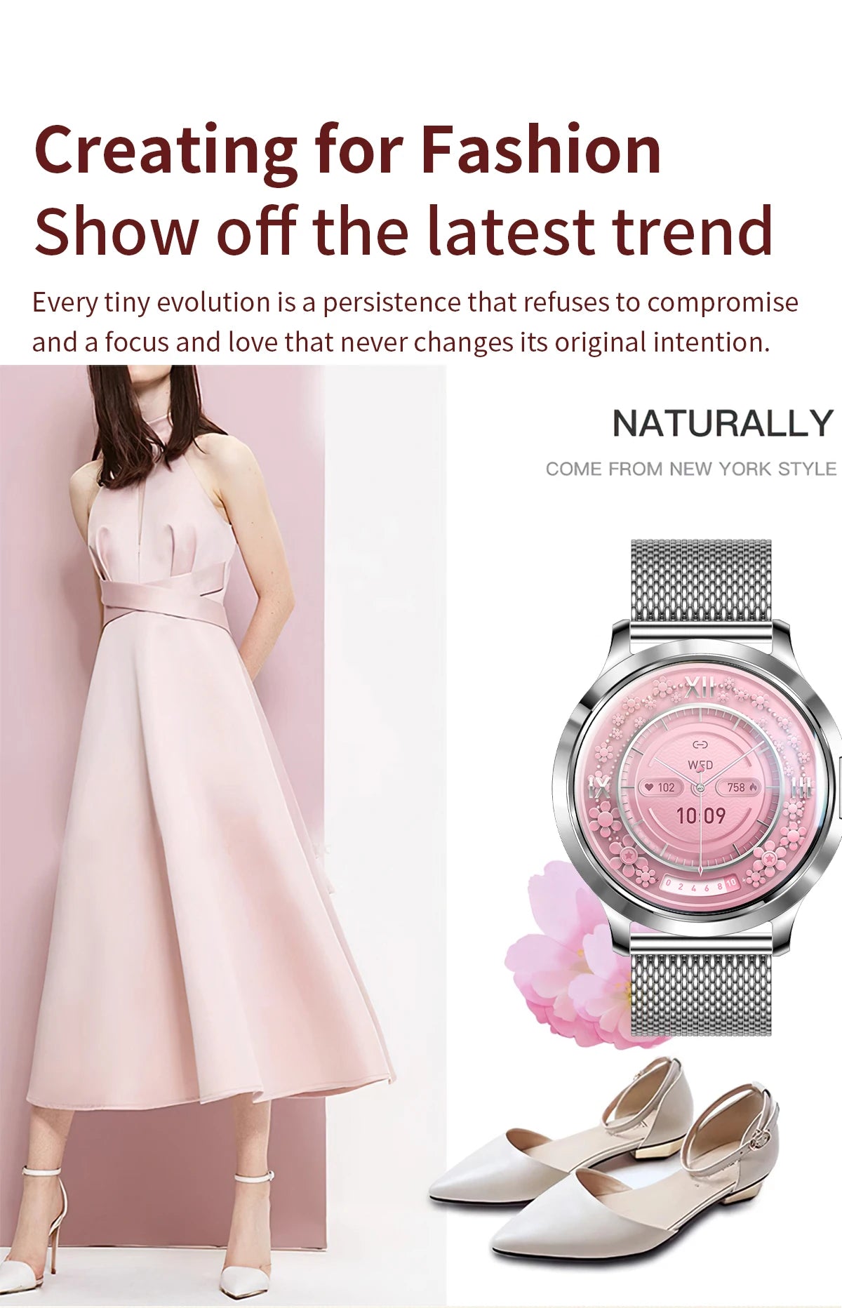 2025 New Smart Watch For Women 1.32"HD AMOLED Screen IP68 Waterproof Heart Rate Women Health Ladies Smartwatches For Android ios