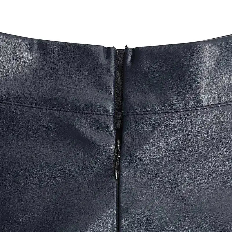 Celmia Fashion Women Long Skirts 2024 Spring PU Leather Faldas Elegant High Waist A-line Midi Skirt Casual Loose OL Swing Jupes