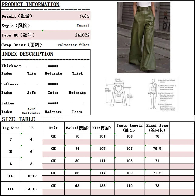 Women's Pants Wholesale Items High Waist Pu Leather Black Wide Leg Pants for Women Casual Fashion Loose Streetwear Trouser Femme