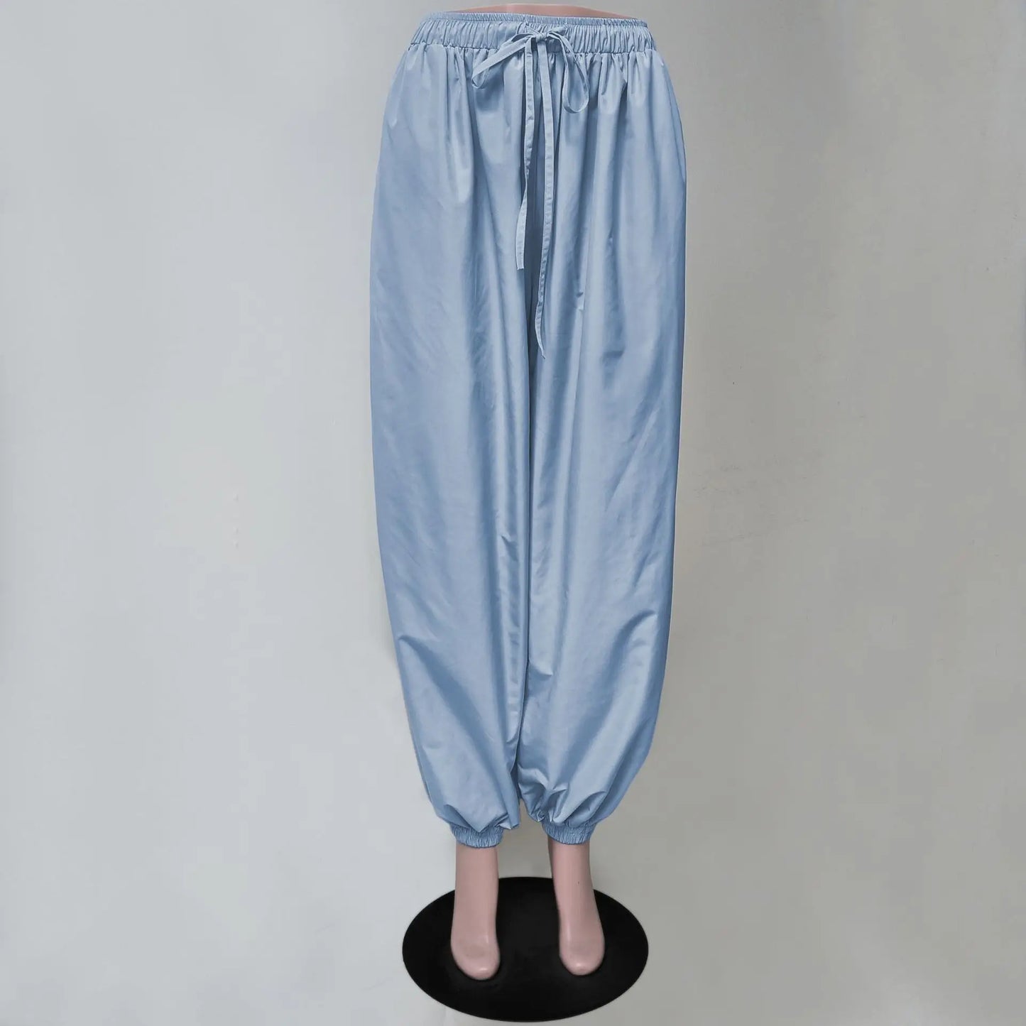 Tossy Summer Fashion Pocket Bloomers Female Trousers Pleated Loose High Waist Patchwork Bandage Streetwear Wide Leg Women Pants