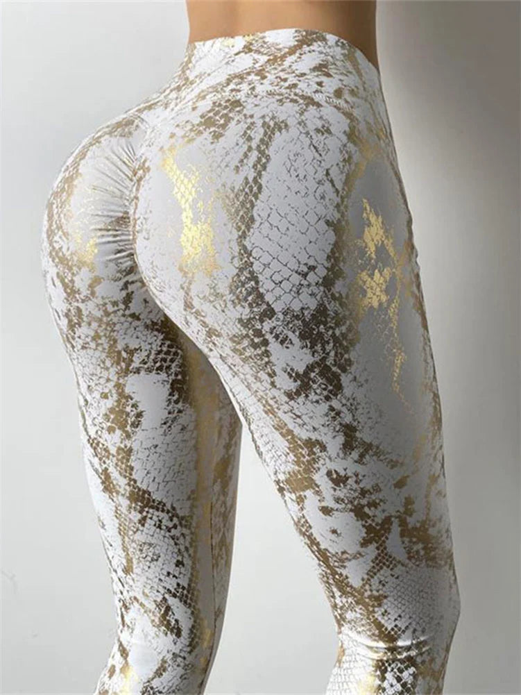 Serpentine Sports Tights Woman Push Up Leggings Sport Casual Gym Fitness Running Leggins Sexy Female High Waist Legging Pants