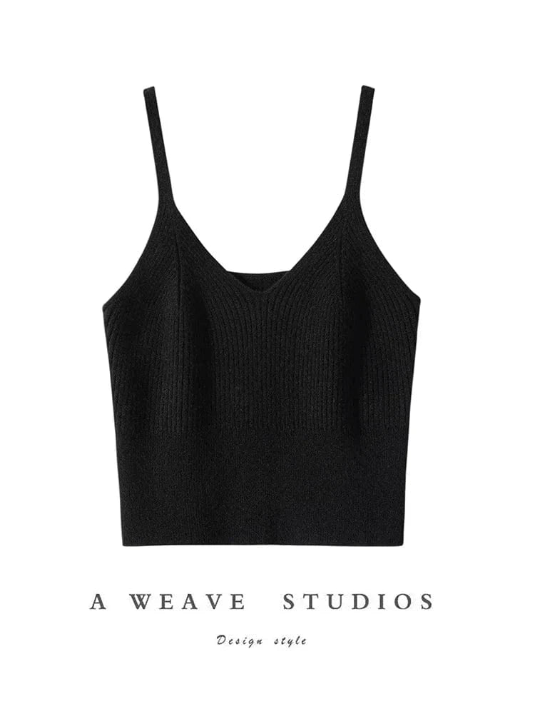 Spring Autumn Women Sweater Vest 100% Cashmere Vest V-neck Vest Short Simple Style Cashmere Sweater Vest Luxury Soft Comfy Tops