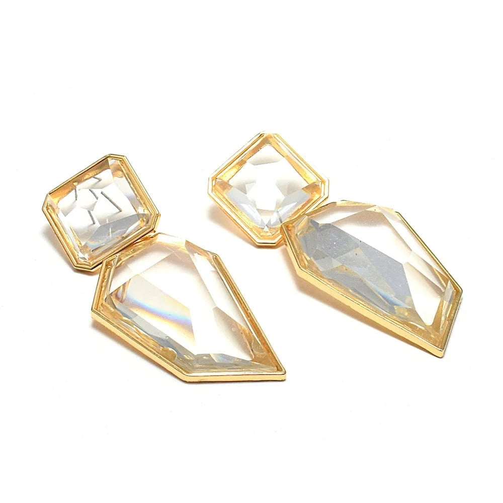Transparent Earrings Hanging Irregular Dangle earrings High Quality Resin Drop Earrings Women's Accessories Wholesale