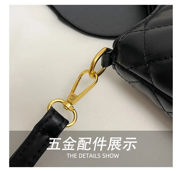 2025 Spring New Style Large Women's Bags, Letter-patterned Large-capacity Tote Bags, Underarm Bags, Fashionable and Versatile