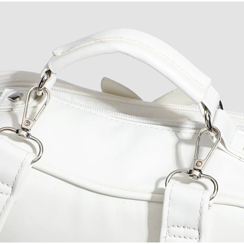 Women's multifunction handbag cute sweet apple shape fashion design large capacity handbag  new versatile niche transparent bag