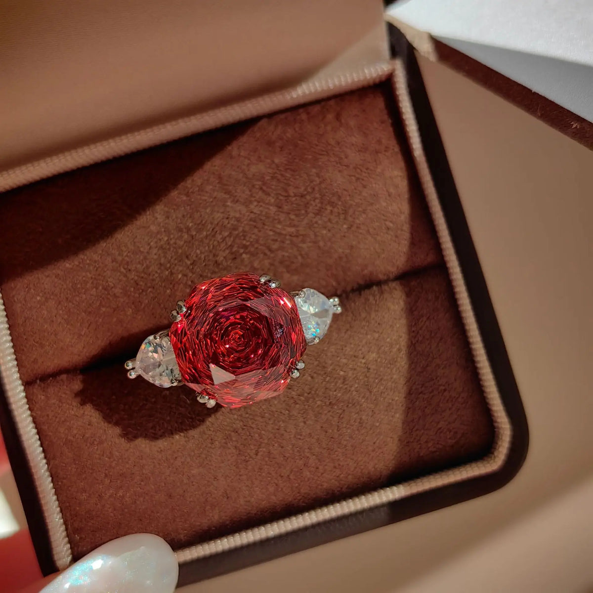 Rose Cut Cubic Zirconia Wedding Jewelry Set for Women