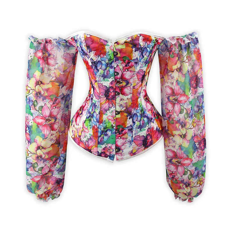 Sexy Off Shoulder Women Tops And Blouse Fashion Puff Sleeve Bodycon Crop Top Casul Holiday Beach Floral Blouses Shirt