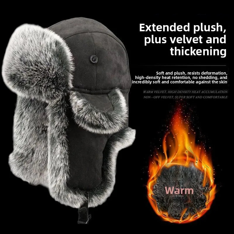 Faux Fur Ushanka Earflap Winter Hat