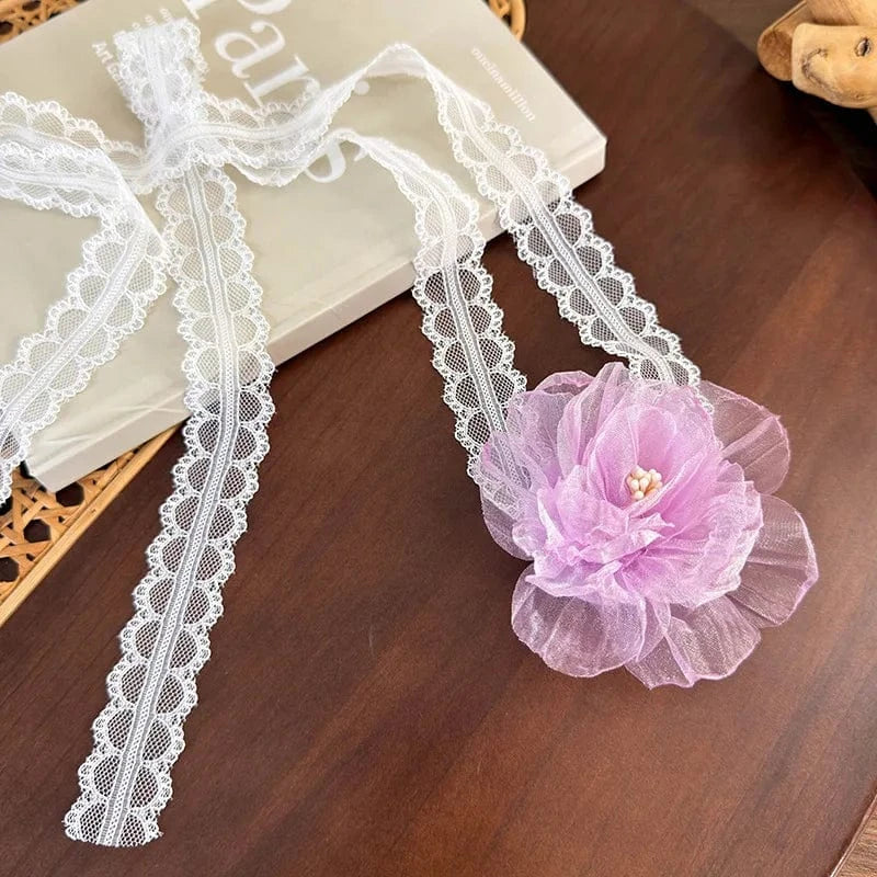 Spring Collection Multi Color Rose Neckchain Necklace French Choker Neck Strap Collar Chain Accessories