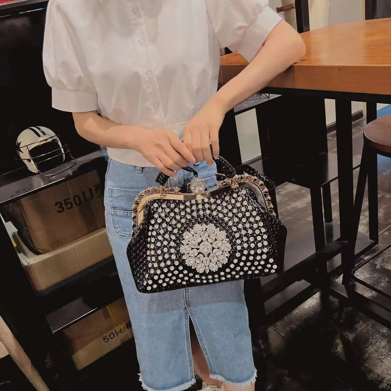 Designer Brand Shoulder Bag New Crossbody Large Capacity Diamond Handbag for Women Сумка Женская Hot Selling