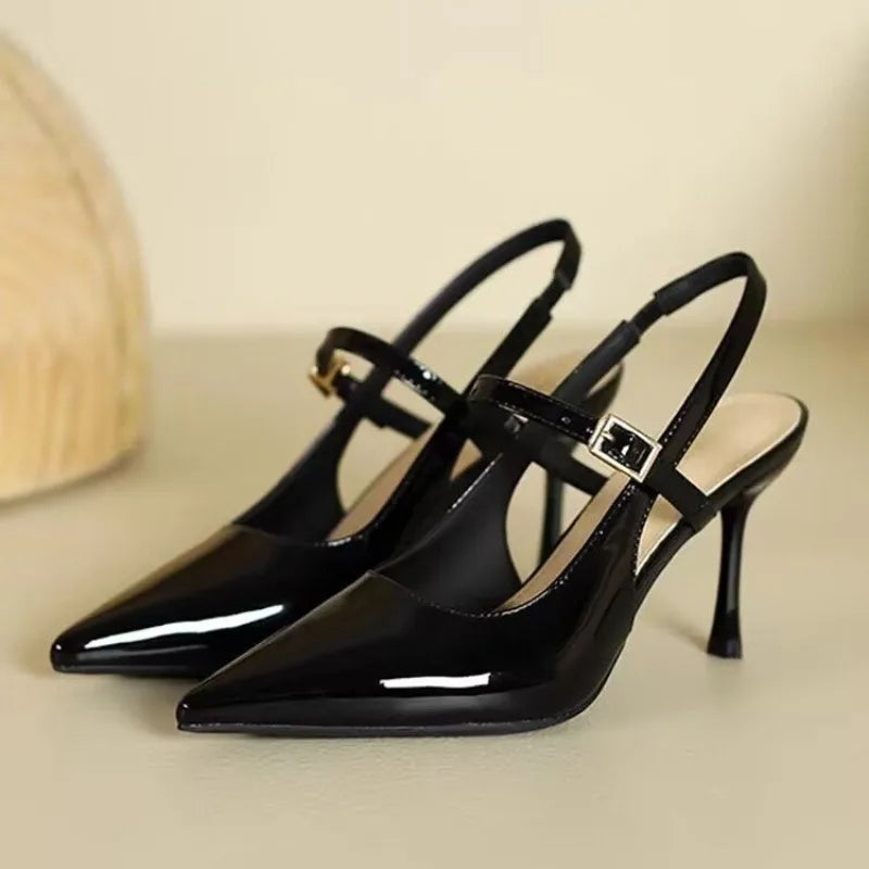 Pointed Toe Stiletto Sandals