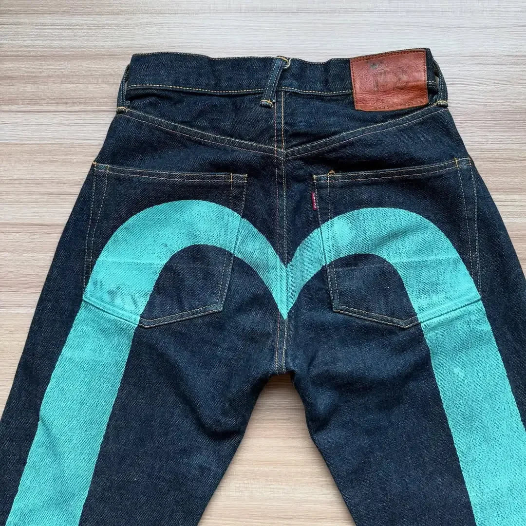 Retro Design Y2K Unique Letters and Lines Illusion Creative Brand Color Print Classic Jeans Men Straight Versatile Street Pants