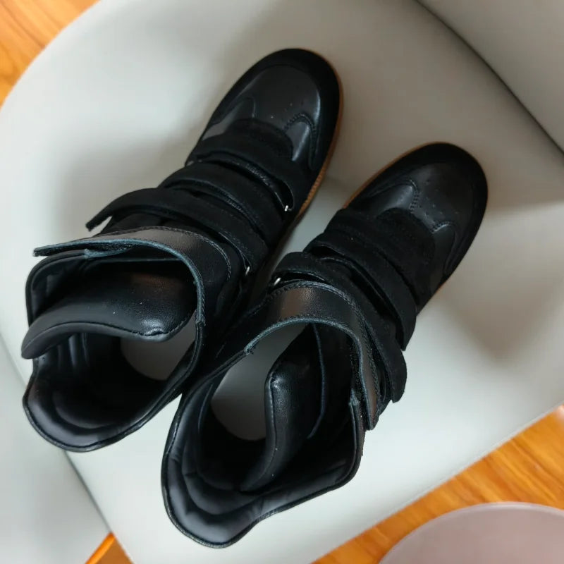 Thick-soled Casual Sneakers New Women's Versatile Fashion Casual Shoes Stylish Retro High-top Design Comfortable Sports Shoes