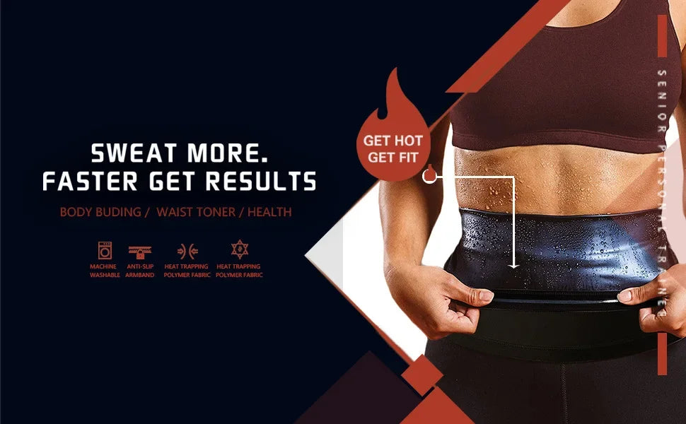 Postpartum Waist-fitted Shaping Belt For Women Sweat-absorbent Tummy Control Sport Waistband Belly Cincher Tummy Control Belt