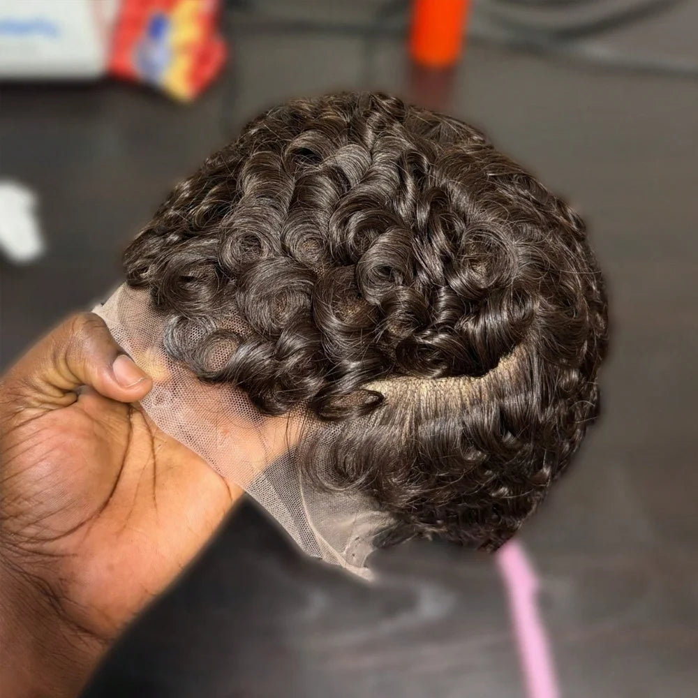 Curly Brazilian Pixie Cut Lace Front Wig for Women