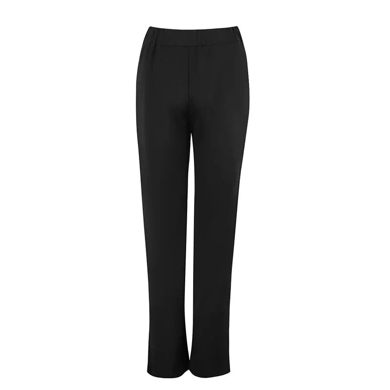 Spring Black Sexy Women's Trousers Streetwear Fashion Sequined New Pants Elegant Female Casual Slim Versatile Trousers Clothing