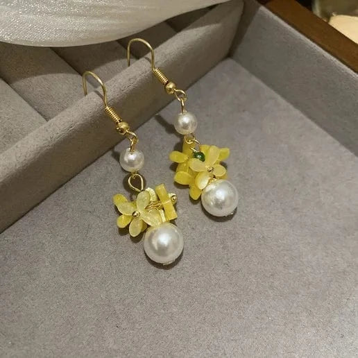 Butterfly Pearl Earrings Fashion Luxury Jewelry Wholesale