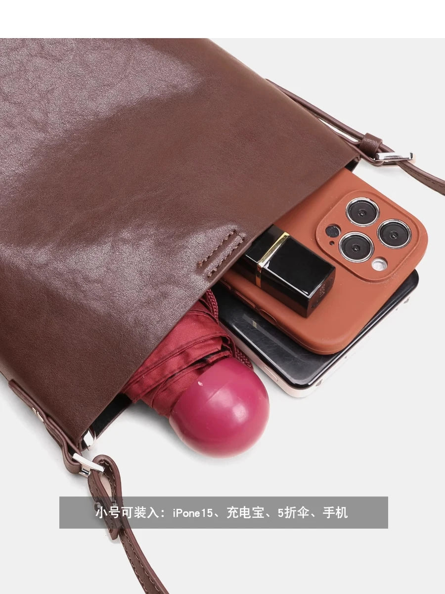 Women's Cowhide Genuine Leather Bag Ladies High Quality Luxury Designer Handbag Fashion Crossbody Bags Female Shoulder Bag Lady