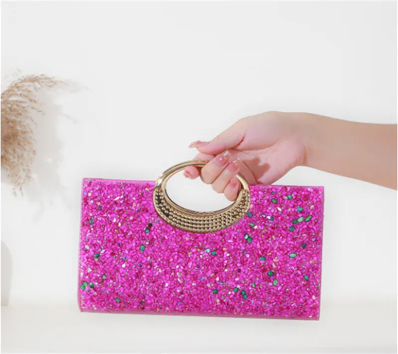 Crystal Accented Evening Clutch