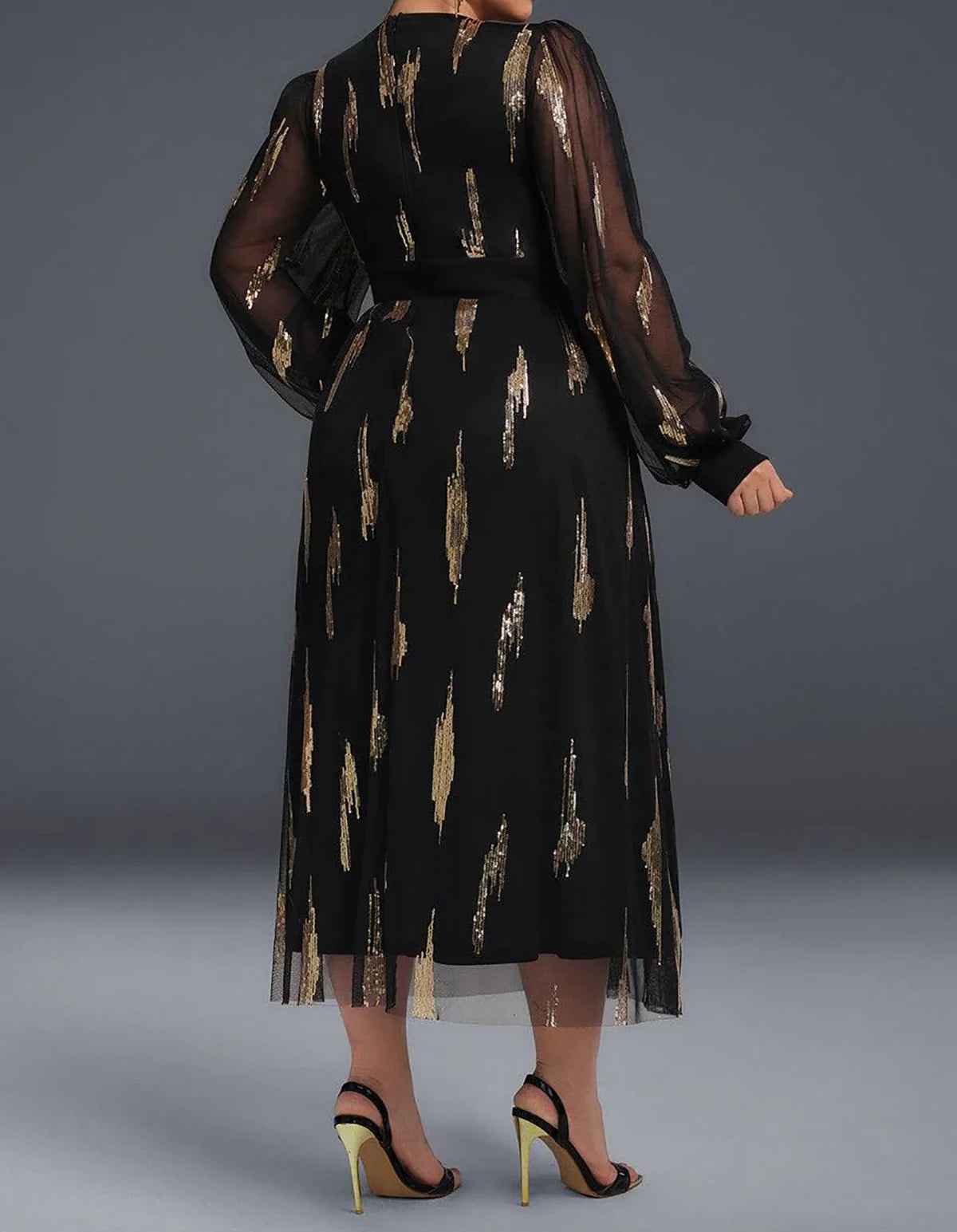 Sequined Midi Dress