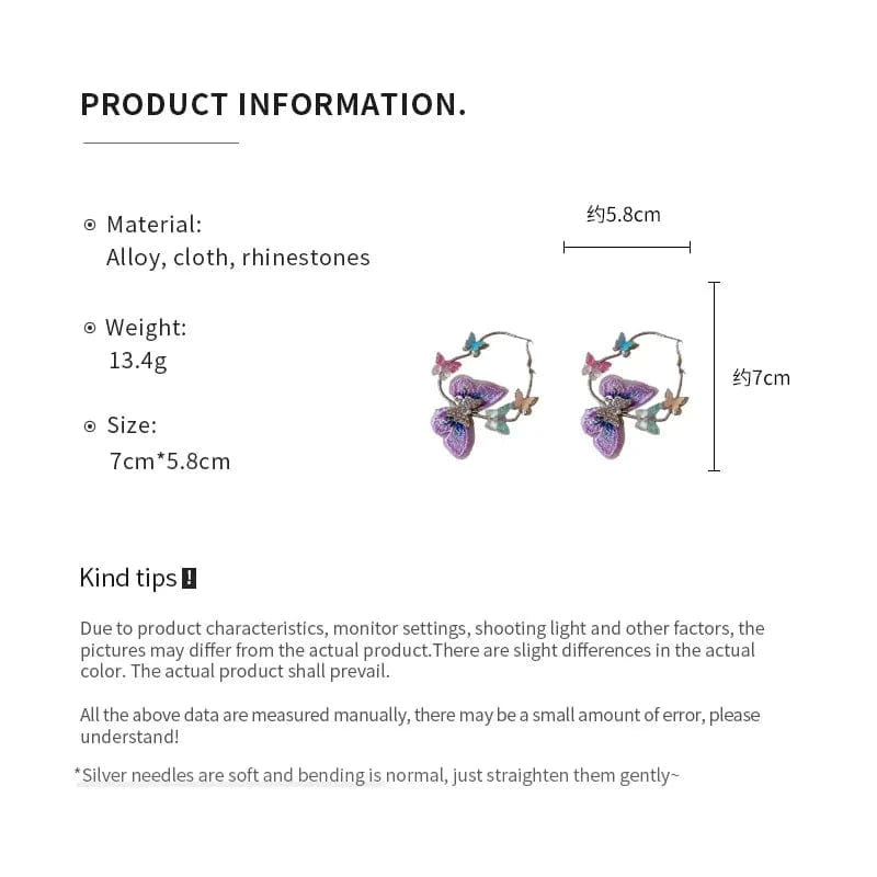Butterfly Pearl Earrings Fashion Luxury Jewelry Wholesale