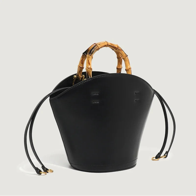 Spacious Bamboo Knot Tote Bag