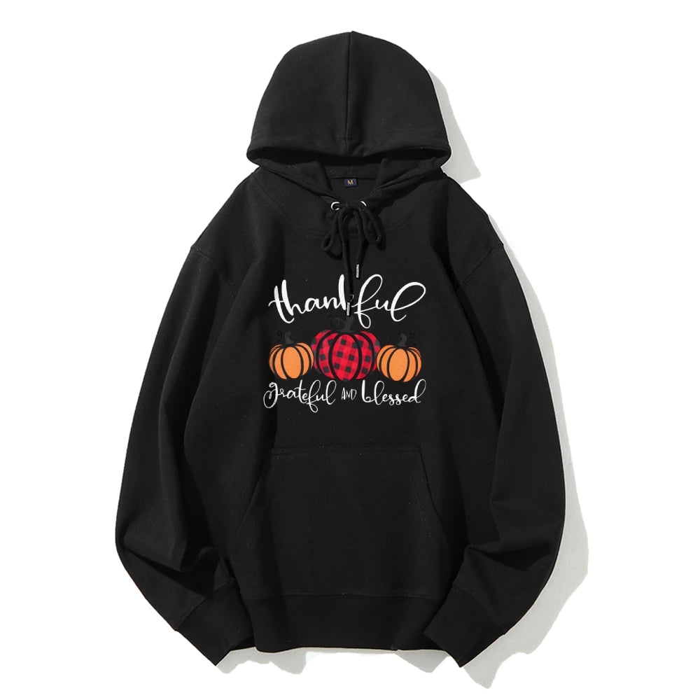 Halloween Pumpkin Graphic Hoodie Casual Drawstring Design Thermal Top Long Sleeve Multi Pocket Sweatshirt Fashion Sweater Autumn